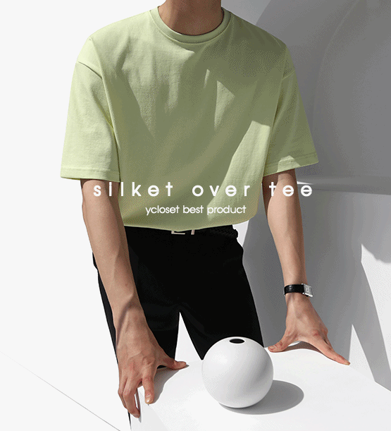 Cant silket overfit tee(6color)