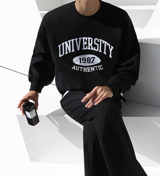University round sweatshirt (3color)