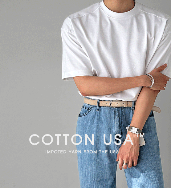USA premium cotton tee(9color)