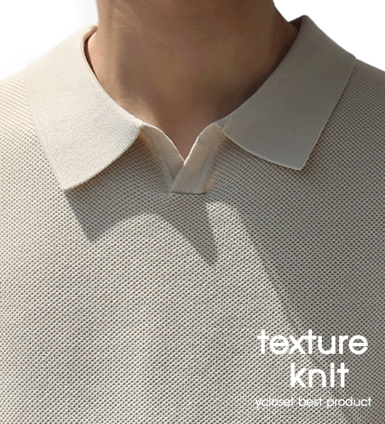 Bone collar half knit (8color)