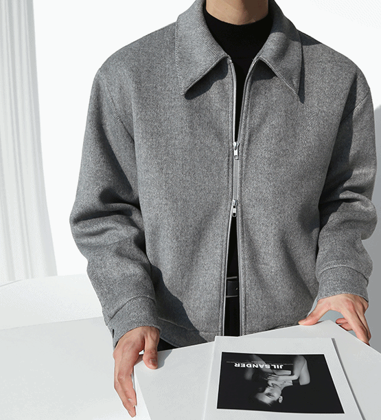 Mad minimal wool jacket (3color)