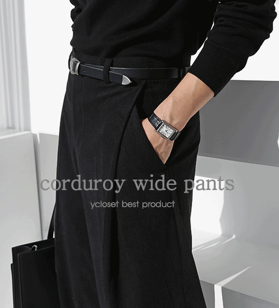 Pekin corduroy pants (핏좋은 코듀로이 딥원턱 와이드) (추천상품)