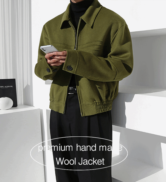 Oslo handmade jacket (울70%) (프리미엄 핸드메이드)